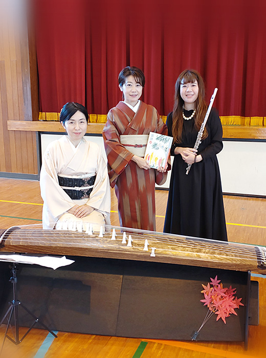 朗読と音楽で綴る「ごんぎつね」朗読コンサート 浜本 麗歌(朗読)・本藏 理恵(箏)・黒木 由香(フルート)